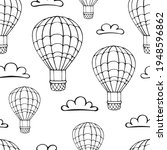  seamless pattern hot air... | Shutterstock .eps vector #1948596862