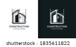 construction logo part 2 with... | Shutterstock .eps vector #1835611822