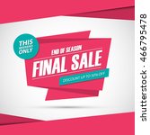 final sale. this weekend... | Shutterstock .eps vector #466795478