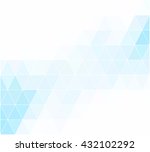 blue grid mosaic background ... | Shutterstock .eps vector #432102292
