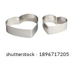 two stainless steel heart... | Shutterstock . vector #1896717205