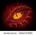 Yellow Eye Of Red Dragon....