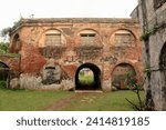 Small photo of Ambarawa, Central Java, Indonesia - December 23 2020: Benteng Fort Willem I or also known as Benteng Pendem Ambarawa. This fort, built in 1834 and completed in 1845, is located near the Railway