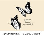 butterflies vector design and... | Shutterstock .eps vector #1934704595