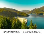 Artificial Lake In The...