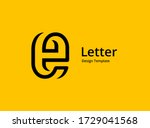 letter e logo icon design... | Shutterstock .eps vector #1729041568