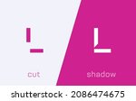 set of letter l minimal logo... | Shutterstock .eps vector #2086474675