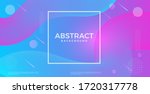 abstract dynamic 3d flow effect ... | Shutterstock .eps vector #1720317778