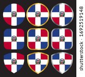 dominican republic flag vector... | Shutterstock .eps vector #1692519148