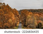 Small photo of Scenic drive along the Blue Ridge Parkway in Virgina seeing the autumn colors.
