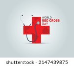 World Red Cross Day Concept...