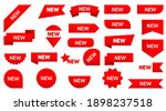 sticker tag new ribbon icon... | Shutterstock .eps vector #1898237518