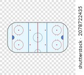 ice hockey field. ice hockey... | Shutterstock .eps vector #2078722435