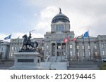 Small photo of Helena, Montana: November 10, 2021: Exterior of the Montana State Capitol. The Montana State Capitol was constructed from 1896 and 1902.