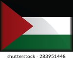 Flag Of Palestine Gaza Strip...