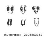 old cartoon mascot character... | Shutterstock .eps vector #2105563352