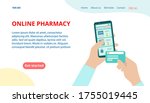 online pharmacy  e commerce... | Shutterstock .eps vector #1755019445