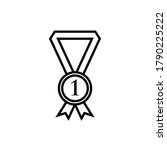 award  reward icon outline... | Shutterstock .eps vector #1790225222
