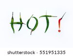 chili arrangement to assemble... | Shutterstock . vector #551951335