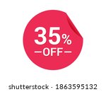 35  sale of special offers  35  ... | Shutterstock .eps vector #1863595132