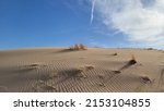The Kelso Dunes, Mojave National Preserve, California, is 45 square miles and rises 65o feet above the desert floor. 