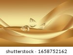 brown background. gradient... | Shutterstock . vector #1658752162