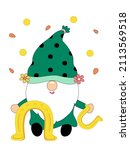 happy patrick's day with cute... | Shutterstock .eps vector #2113569518