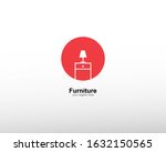 abstract furniture logo. modern ... | Shutterstock .eps vector #1632150565
