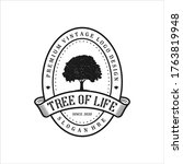 tree of life logo concept ... | Shutterstock .eps vector #1763819948