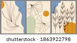 set of abstract creative... | Shutterstock .eps vector #1863922798