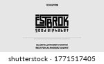 custom simple font.... | Shutterstock .eps vector #1771517405