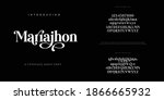 abstract fashion font alphabet. ... | Shutterstock .eps vector #1866665932