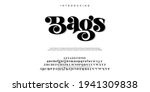 abstract fashion font alphabet. ... | Shutterstock .eps vector #1941309838
