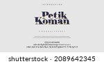 petik koman alphabet font... | Shutterstock .eps vector #2089642345