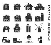 Barn Icon Vector Illustration