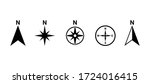 north symbol vector set ...