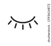 eye icon vector symbol logo... | Shutterstock .eps vector #1593614872