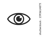 eye icon vector symbol logo... | Shutterstock .eps vector #1593614875