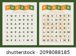 Word Search Puzzle With Hidden...