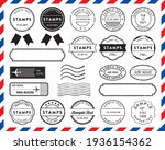 retro postmark  stamp  and... | Shutterstock .eps vector #1936154362