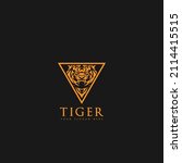 tiger logo emblem template... | Shutterstock .eps vector #2114415515