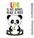 life is not always black and... | Shutterstock .eps vector #2129020088