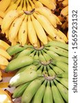 Small photo of bananas on free market stall for sale