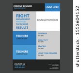 modern business flyer design.... | Shutterstock .eps vector #1553604152