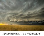 Storms on the great plains in...