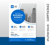 corporate business flyer poster ... | Shutterstock .eps vector #1689563662