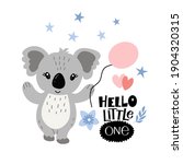 image of a cute cartoon koala ... | Shutterstock .eps vector #1904320315