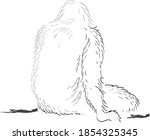 vector illustration monkey of... | Shutterstock .eps vector #1854325345