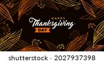 Happy Thanksgiving Day. Vector...