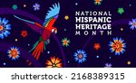 Vector Web Banner. Hispanic...